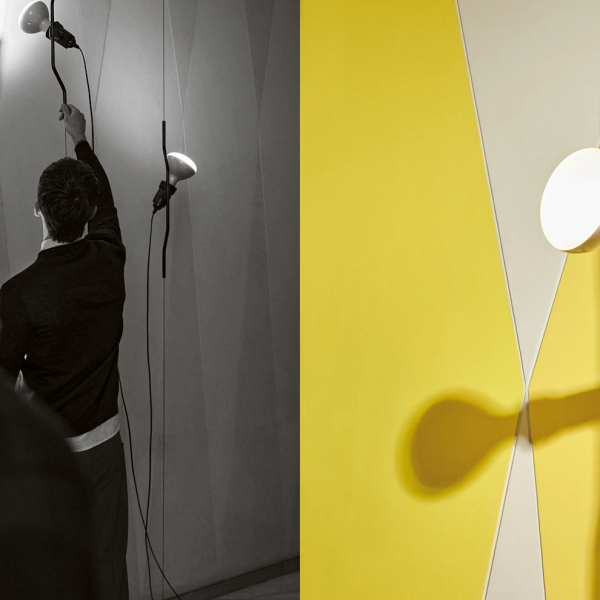 Parentesi: A Lamp That Hangs Between Light and Imagination