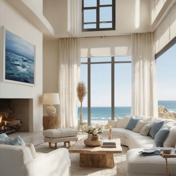 The Art of Coastal Interior Design: Creating Elegant, Light-Filled Living Spaces
