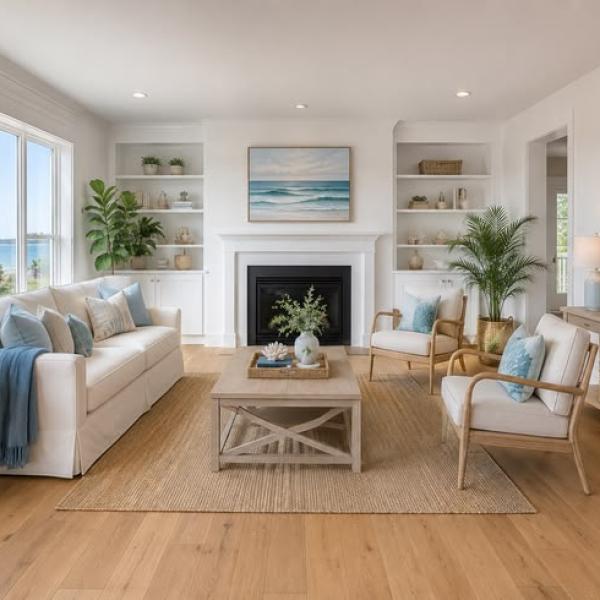 The Art of Coastal Interior Design: Creating Elegant, Light-Filled Living Spaces